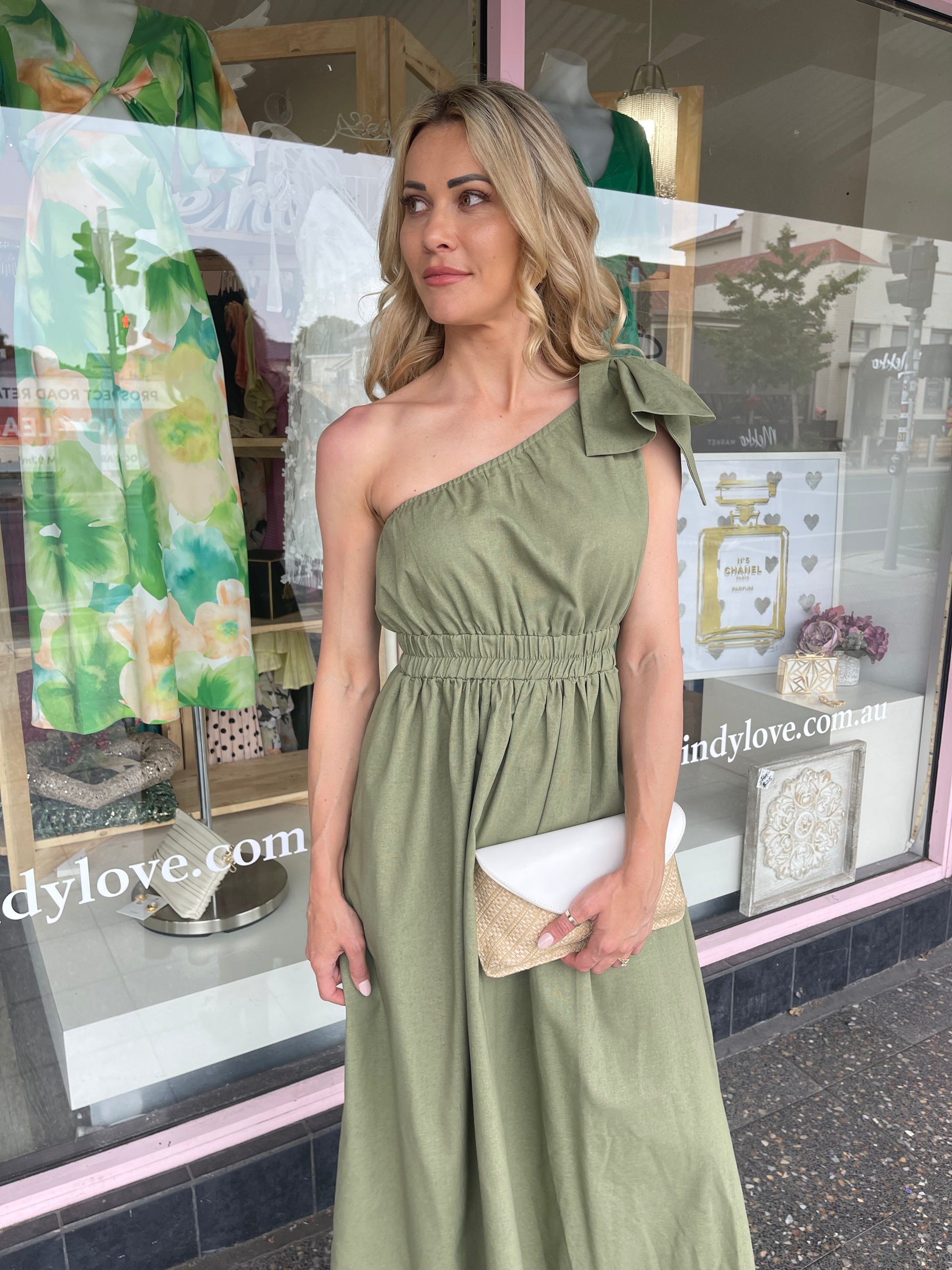Carly One Shoulder dress Indy Love Boutique Carly One Shoulder dress Indy Love Boutique