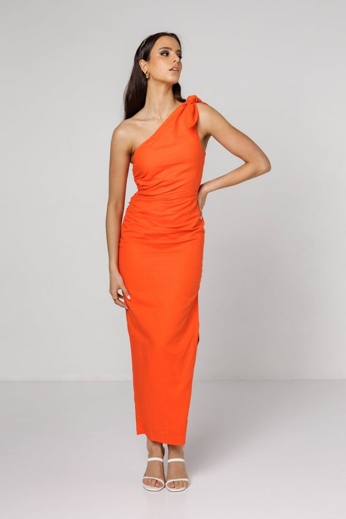 Alia One Shoulder Maxi Dress - Indy Love