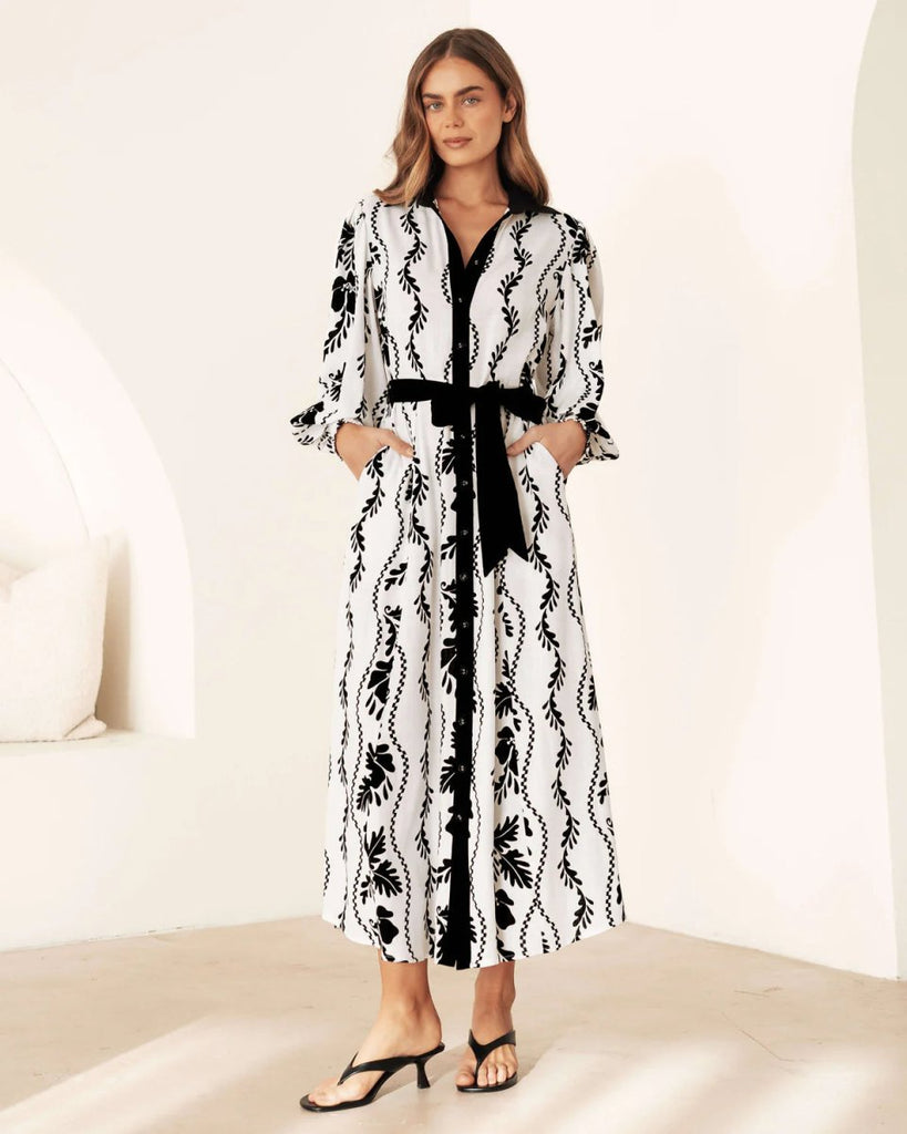 Avalon Maxi Shirt Dress - Indy Love