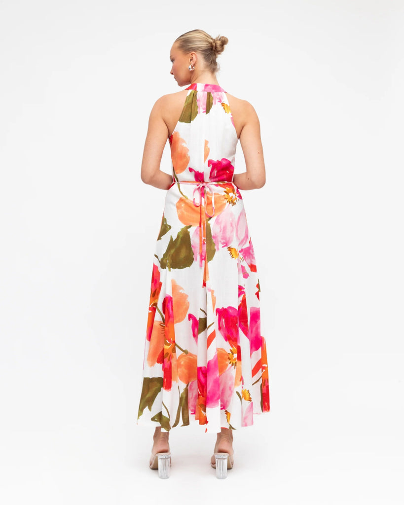 Bianca Halter Neck Maxi Dress - Indy Love