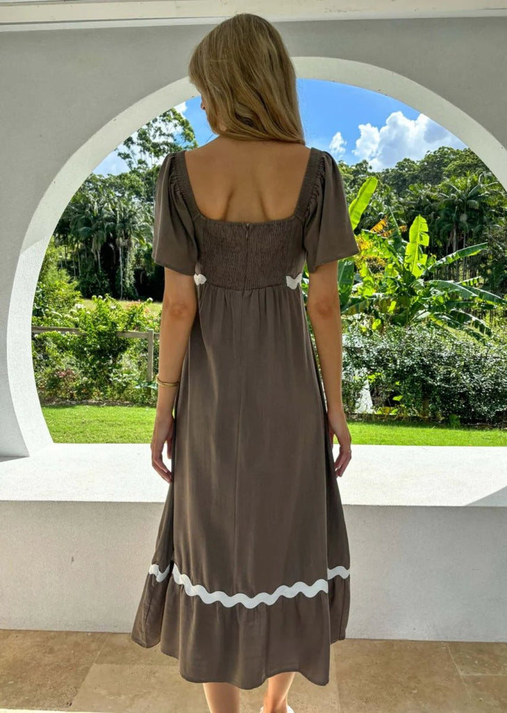 Charlie Ric Rac Maxi Dress - Indy Love