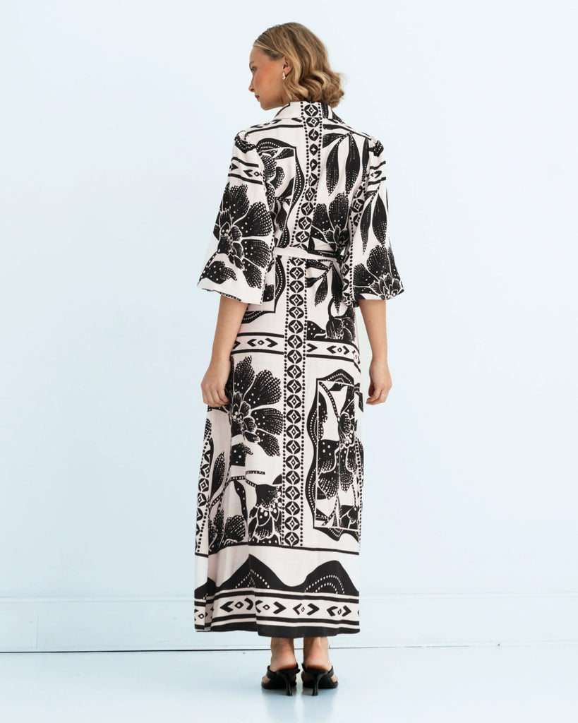 Cyra Maxi Shirt Dress - Indy Love