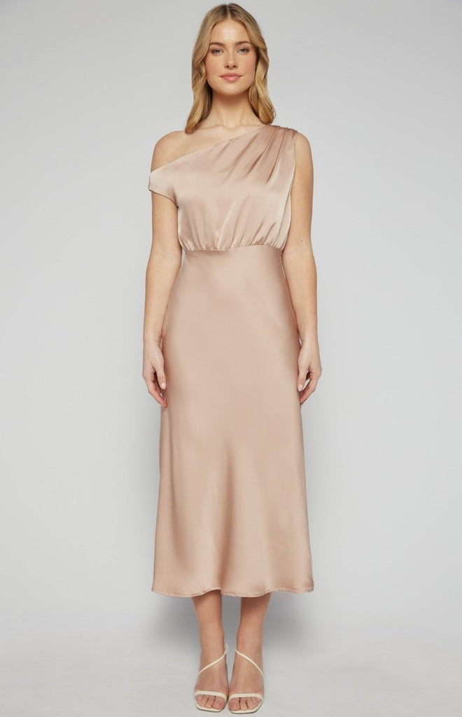 Eryn Off Shoulder Midi Dress - Indy Love