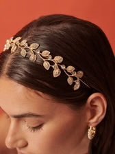 Fairy Leaf Crystal Headband - Indy Love