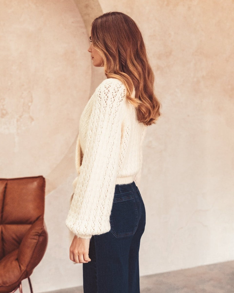 Felicity Wrap Knit Jumper - Indy Love