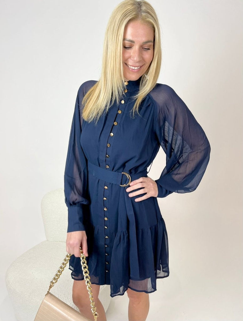 Illani Mini Shirt Dress - Indy Love