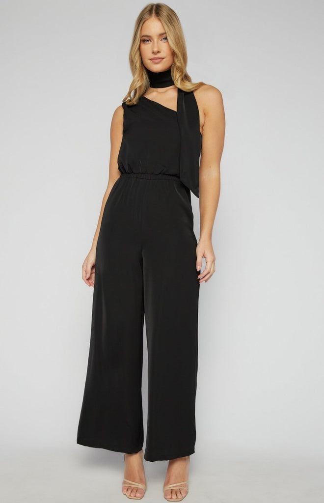 Jean One Shoulder Jumpsuit - Indy Love