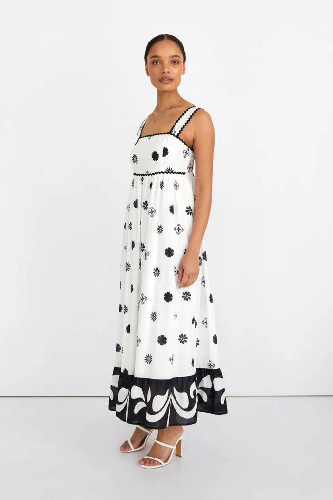 Midnight Blossom Maxi Dress - Indy Love