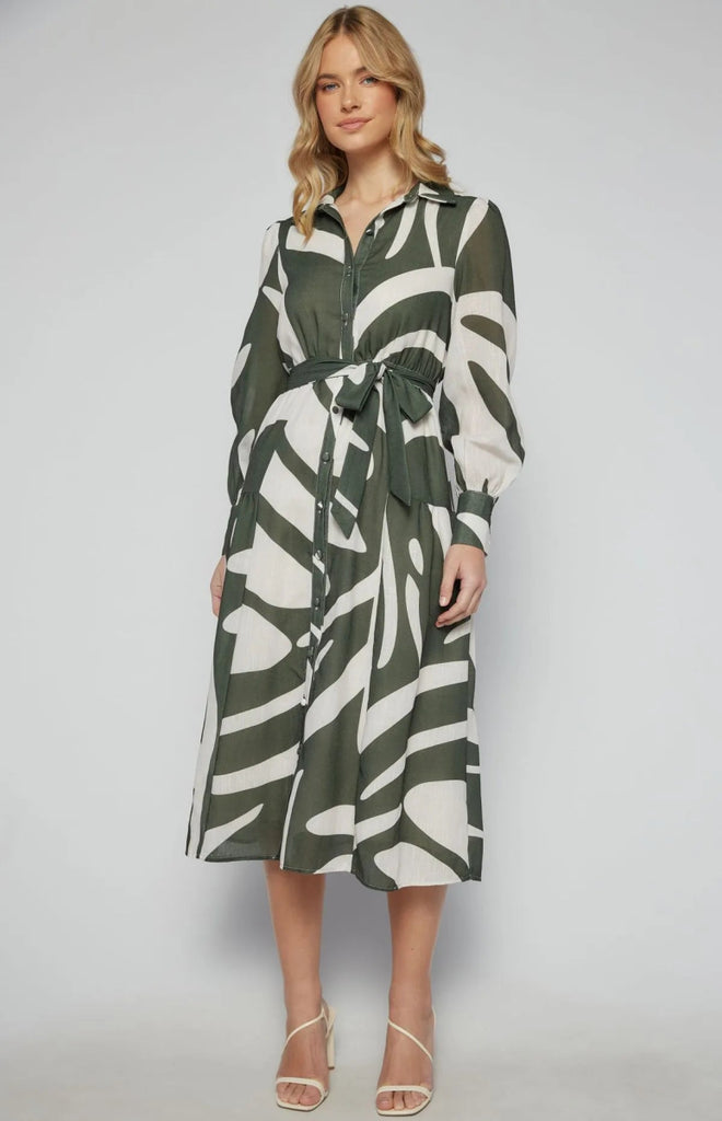 Moss Midi Shirt Dress - Indy Love