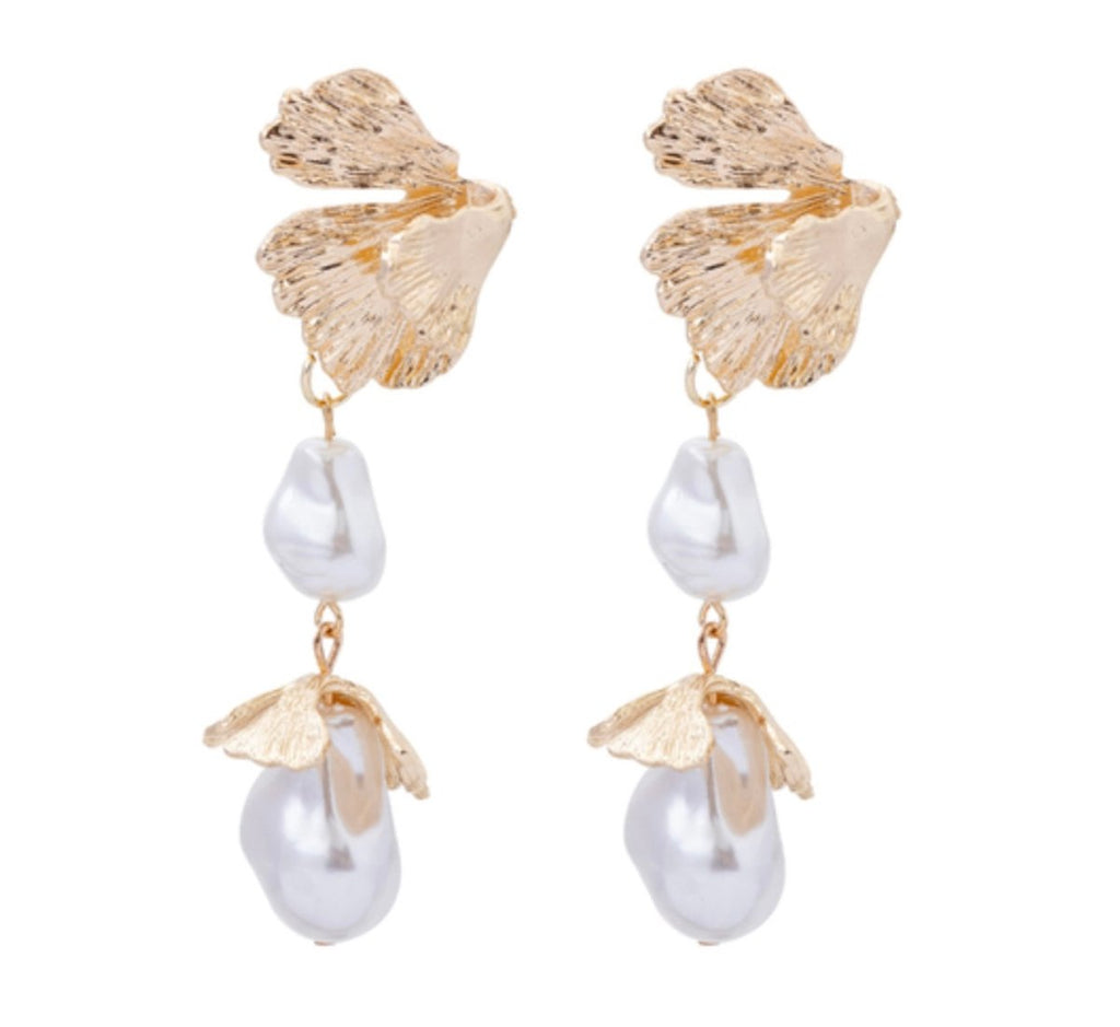 Myla Drop Pearl Earrings - Indy Love