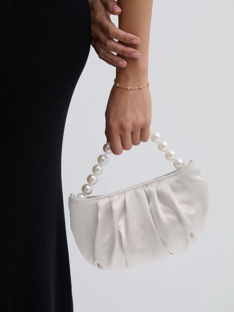 Victoria Satin Pearl Bag - Indy Love