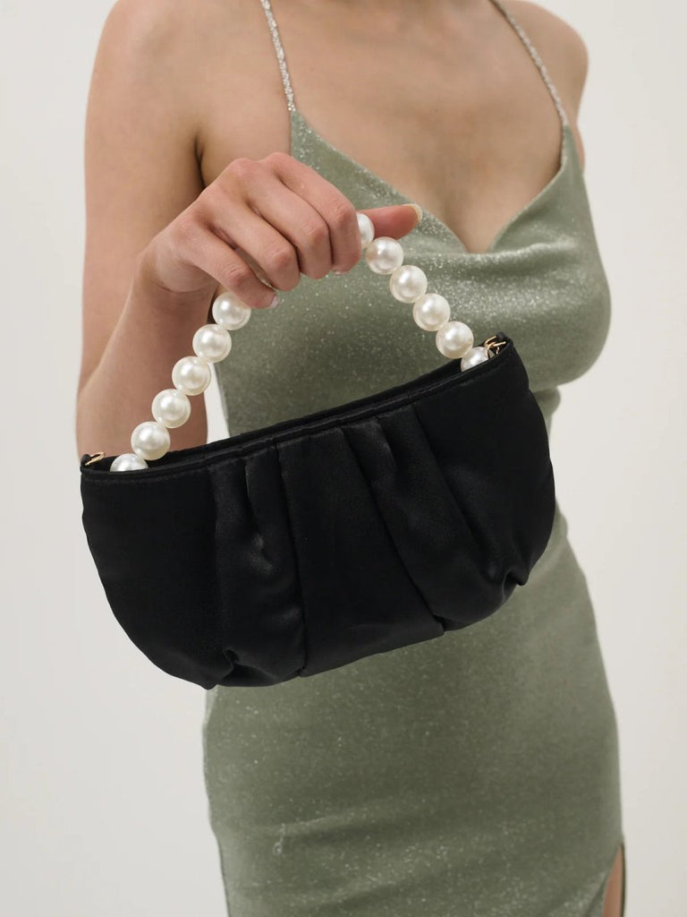 Victoria Satin Pearl Bag - Indy Love