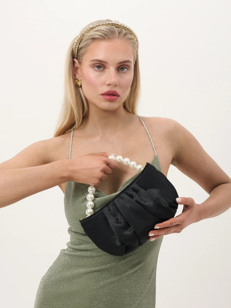 Victoria Satin Pearl Bag - Indy Love