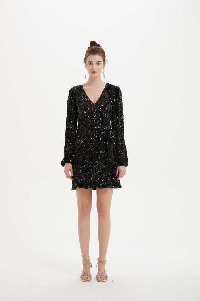 Ashley Sequined Mini Dress - Indy Love