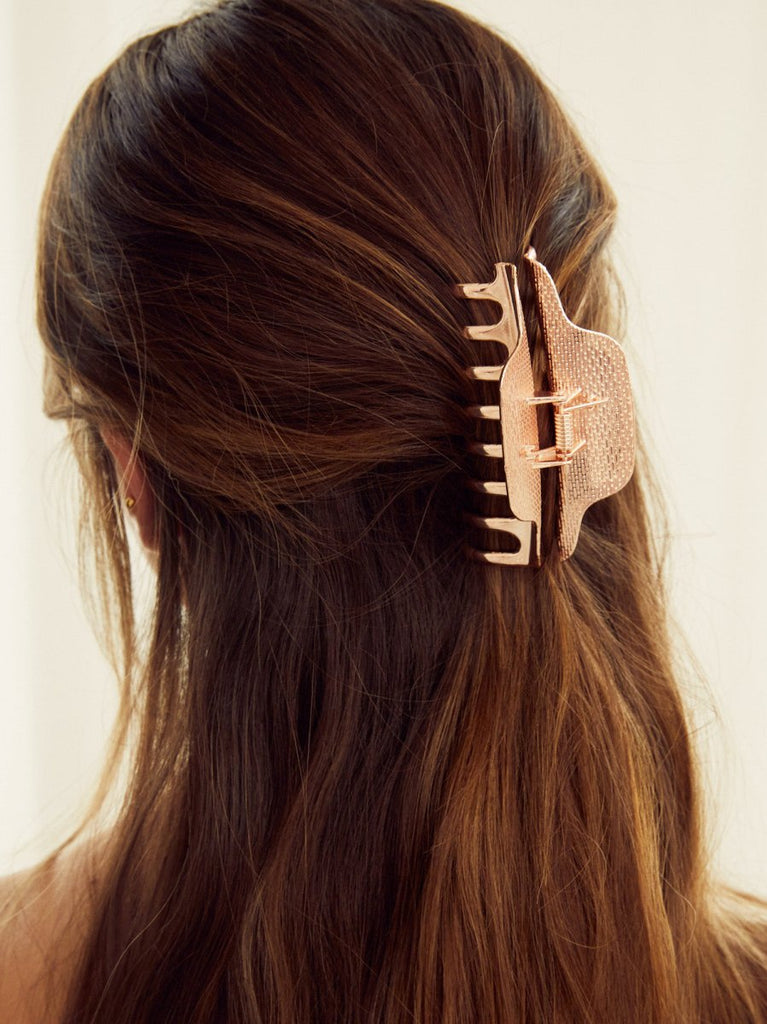 Claw hair clip gold - Indy Love