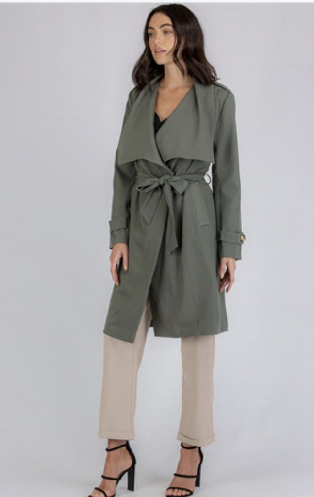 Emily Wide Collar Coat - Indy Love
