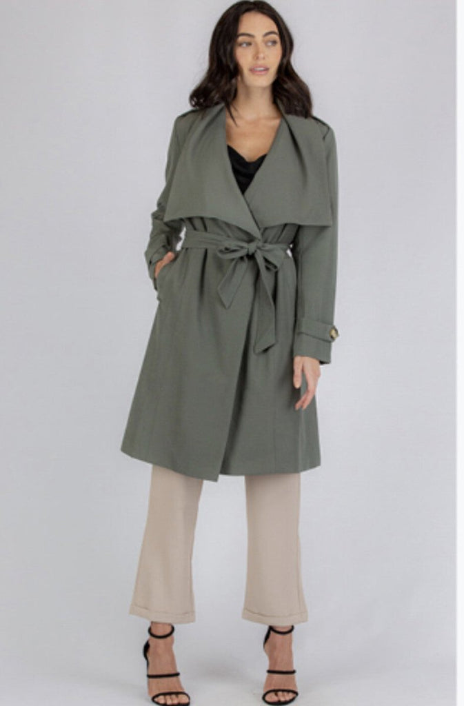 Emily Wide Collar Coat - Indy Love