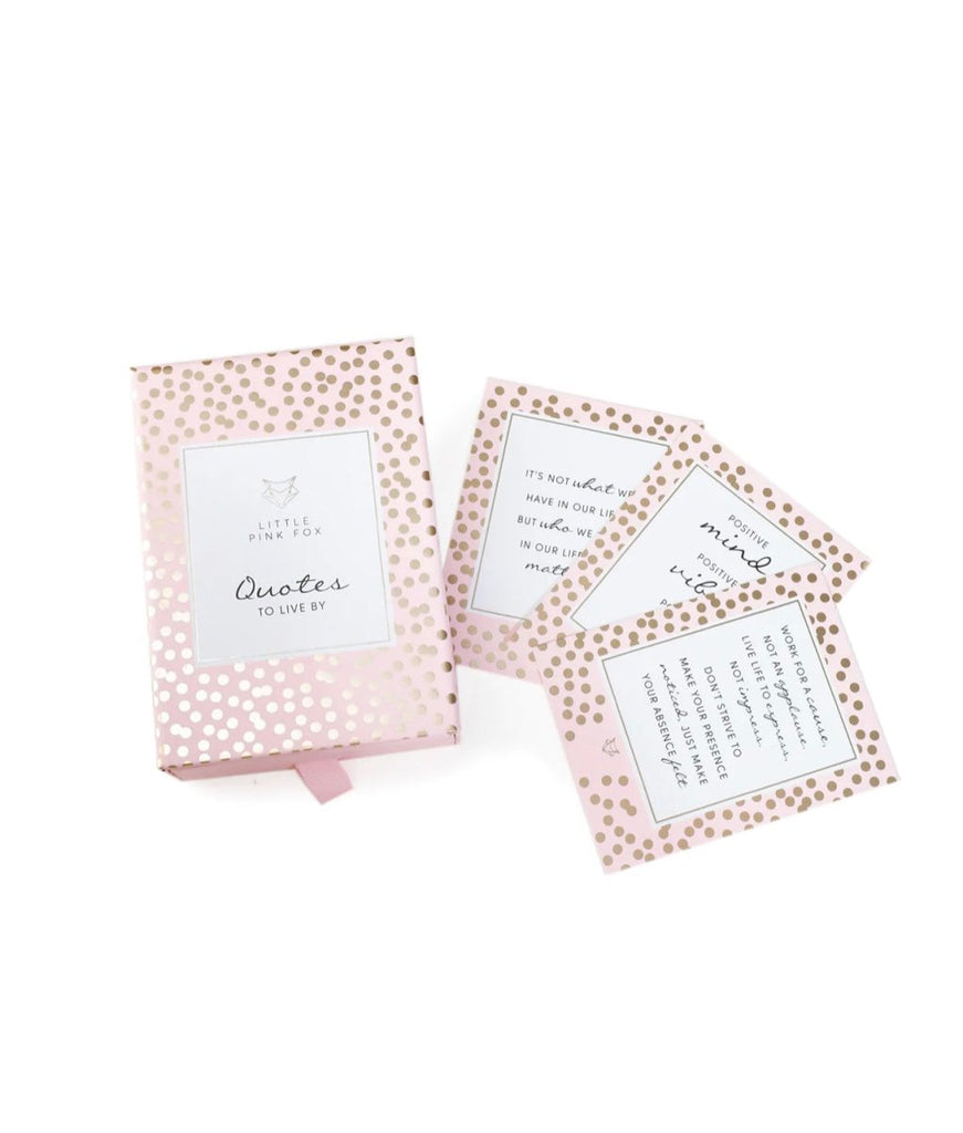 Little Pink Fox Quote Cards - Indy Love