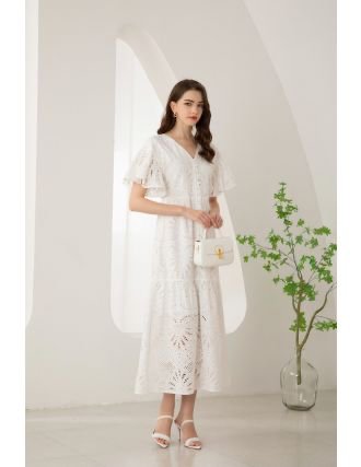 Margot Embroidered Maxi Dress - Indy Love
