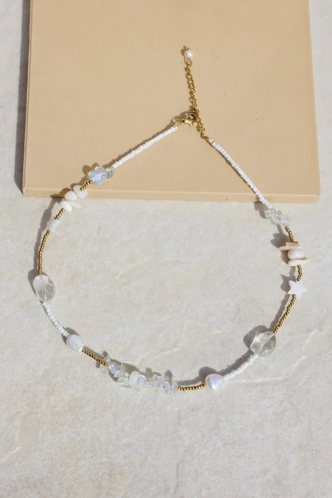 Nixie Beaded Choker Necklace - Indy Love