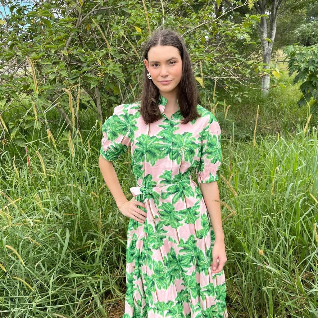 Palm Green Dress - Indy Love